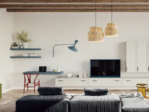 Meuble mural Arcadia AS002 de Colombini Casa.