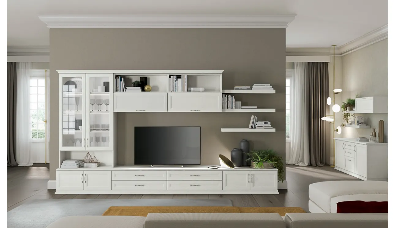 Mur équipé Arcadia AS022 de Colombini Casa