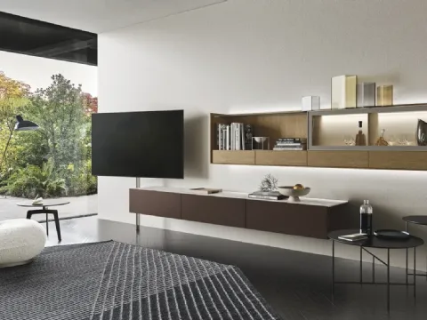 Meuble mural Cabaret Glass 01 de Sangiacomo