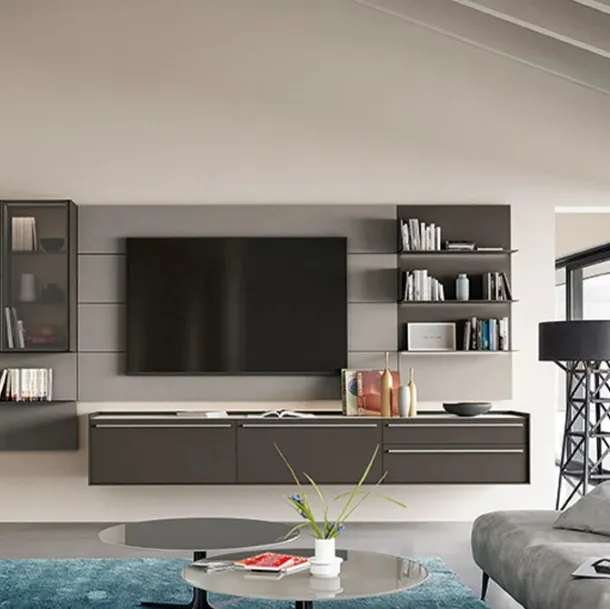 Mur équipé Cabaret One 02 de Sangiacomo