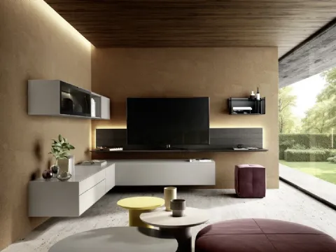 Mur équipé d'angle Domino 05 de Sangiacomo