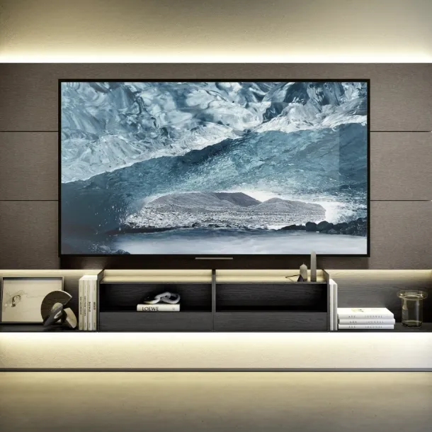 Mur équipé Domino Boiserie 07 de Sangiacomo