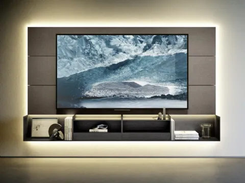 Mur équipé Domino Boiserie 07 de Sangiacomo