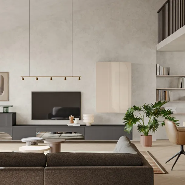 Mur équipé éclectique EG001 de Colombini Casa