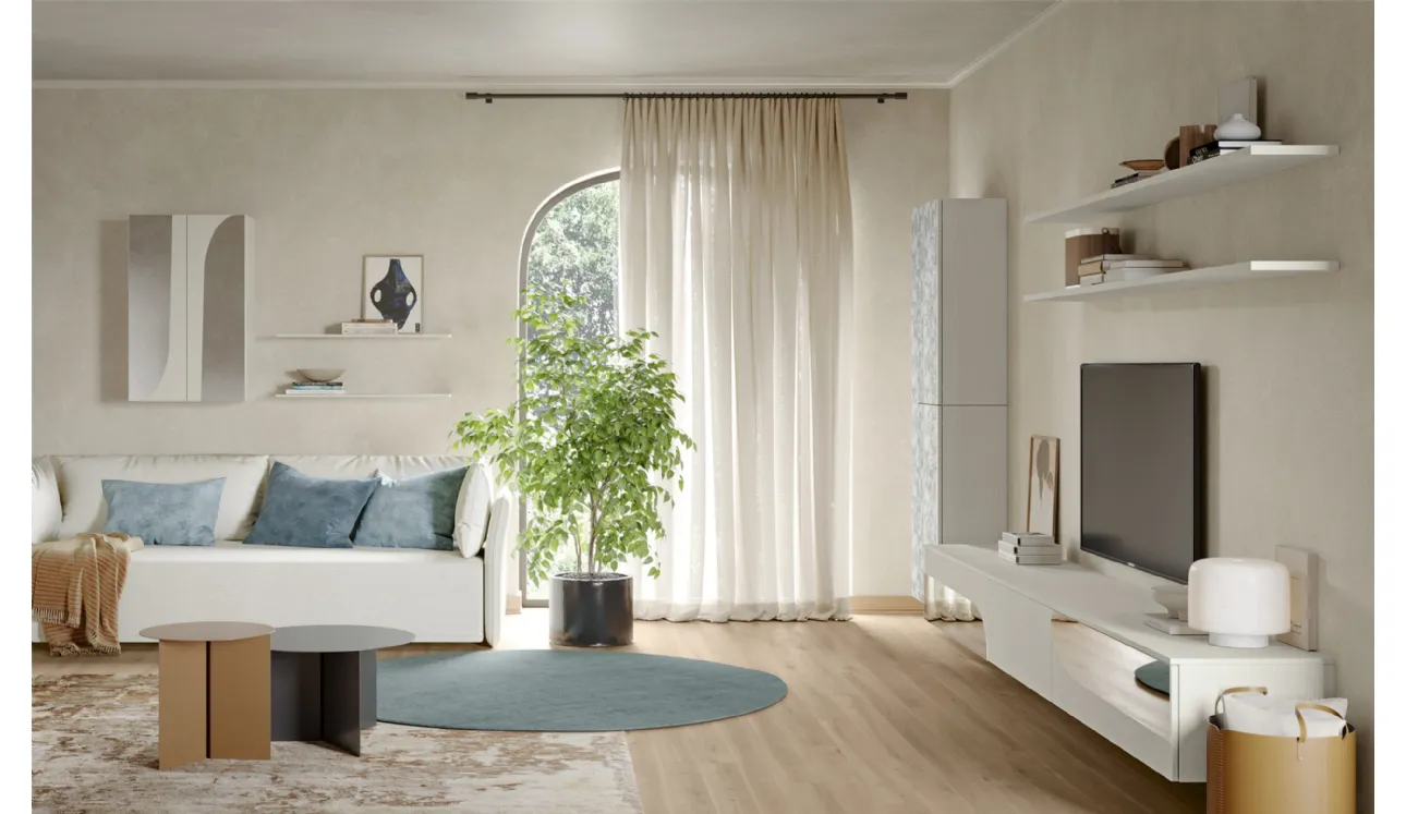 Version française : 
Ensemble mural éclectique EG004 de Colombini Casa