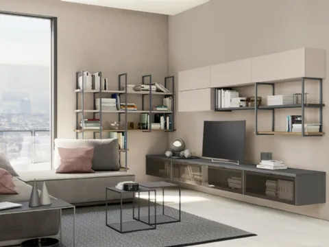 Mur équipé Golf Contract A03 de Colombini Casa