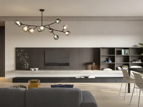 Mur équipé Golf Contract A101 de Colombini Casa