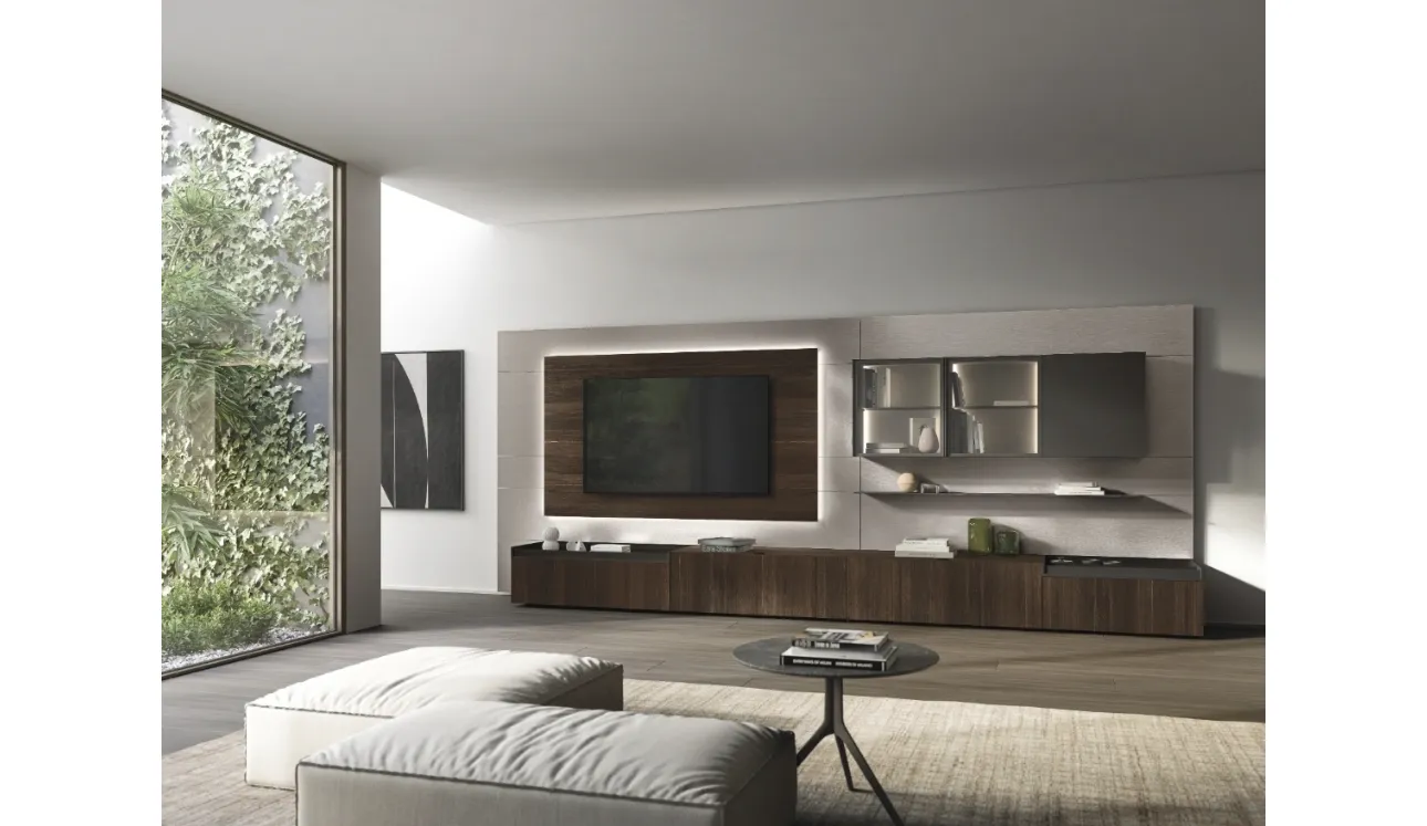 Mur équipé Lampo 014 de Sangiacomo