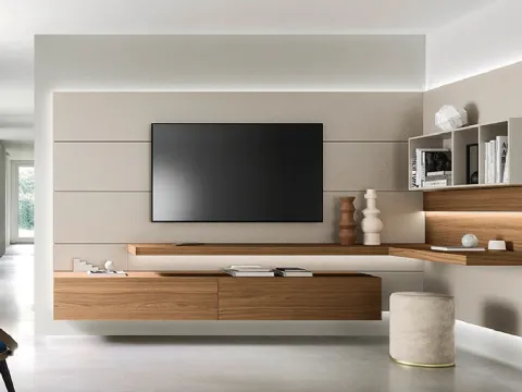 Mur équipé Lampo 014 de Sangiacomo