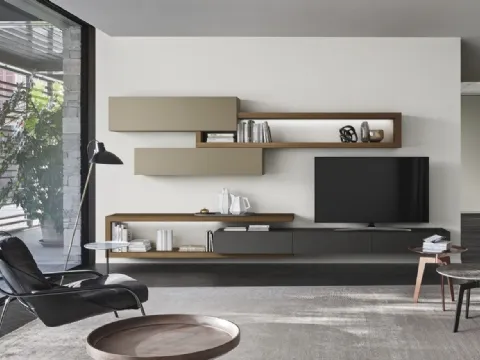 Mur équipé Lampo 041 de Sangiacomo