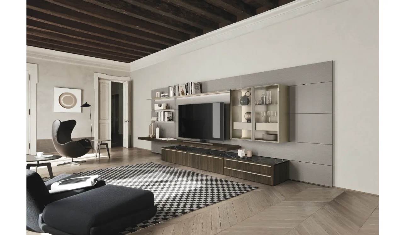 Mur équipé Lampo 198 de Sangiacomo