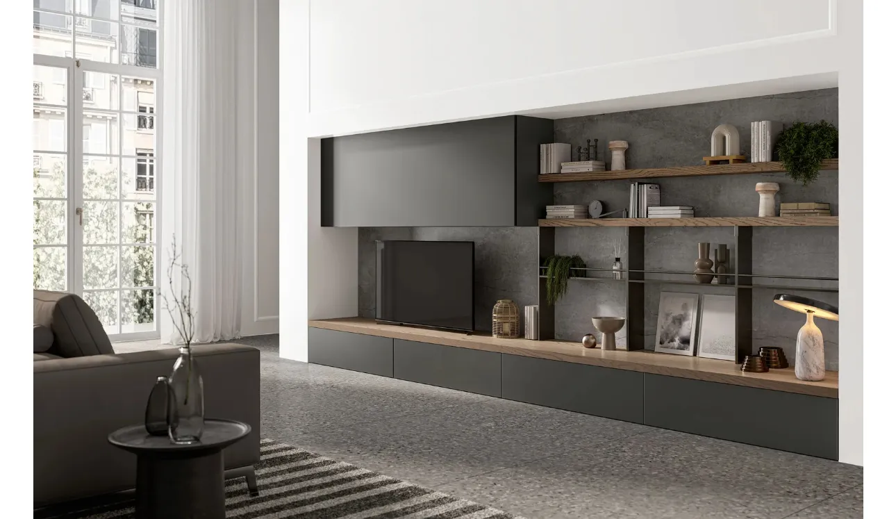 Meuble mural Living Time 01 par Arredo3