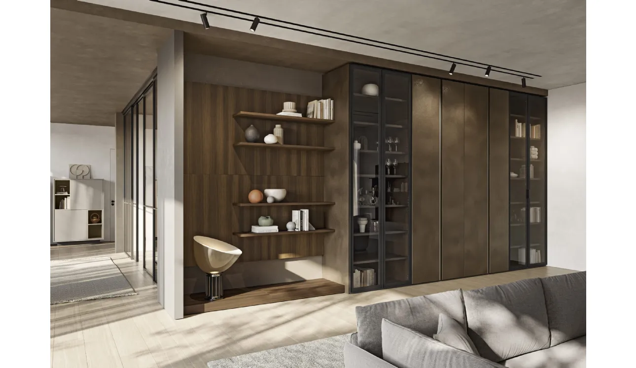 Meuble mural Night & Day L02NS de Colombini Casa