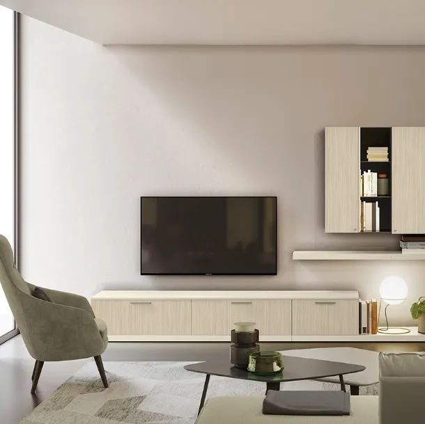 Mur équipé Night & Day L03 de Colombini Casa