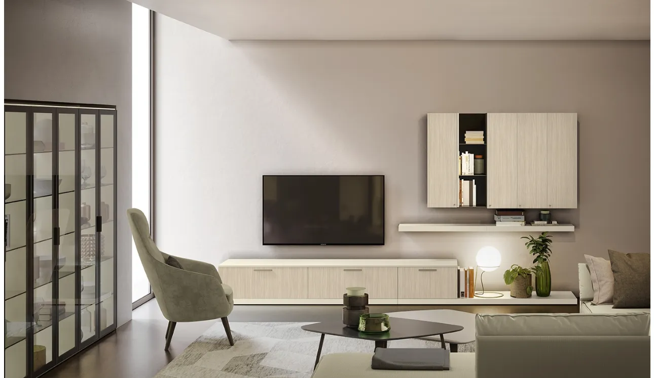 Mur équipé Night & Day L03 de Colombini Casa