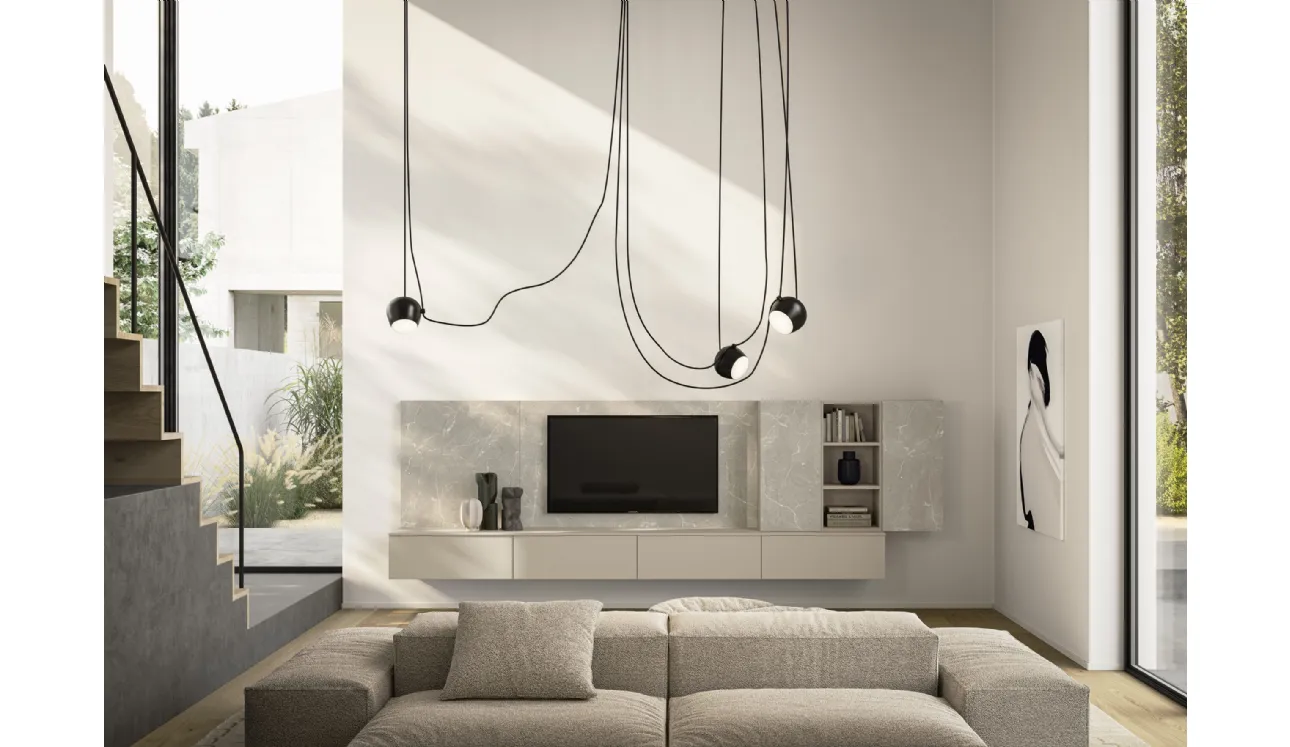 Meuble mural Night & Day L03NS de Colombini Casa