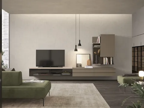 Mur équipé Night & Day L11 de Colombini Casa