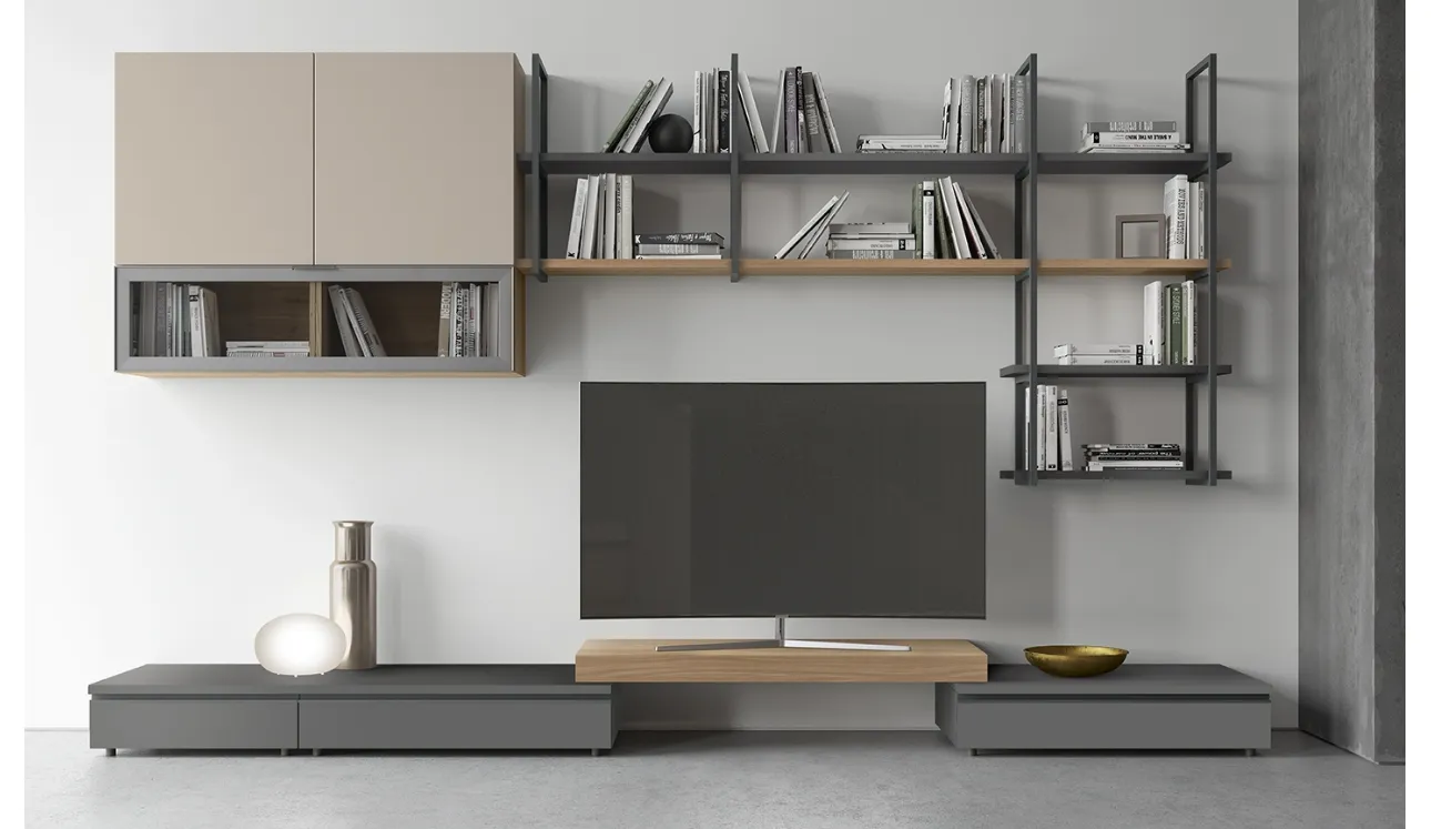 Mur équipé Night & Day L20 de Colombini Casa