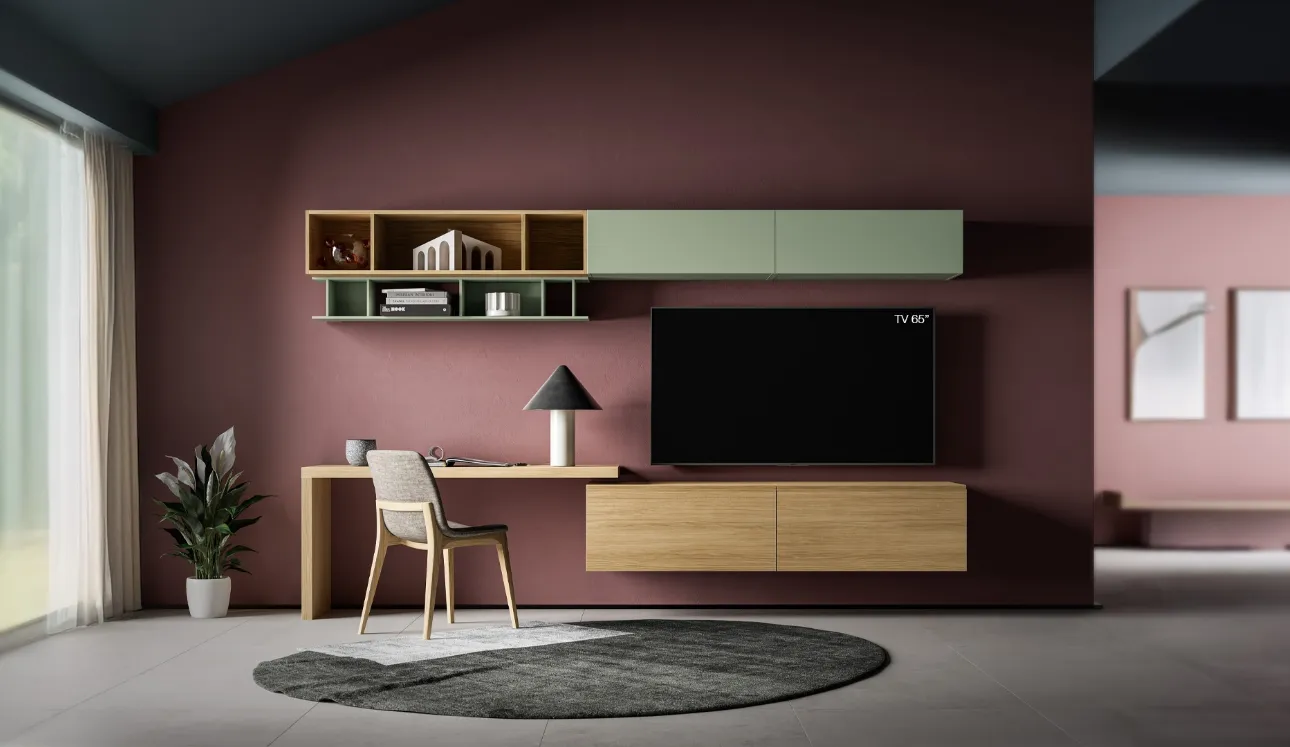 Meuble TV pratique PTG403 de SantaLucia