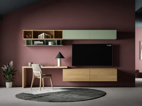 Meuble TV pratique PTG403 de SantaLucia