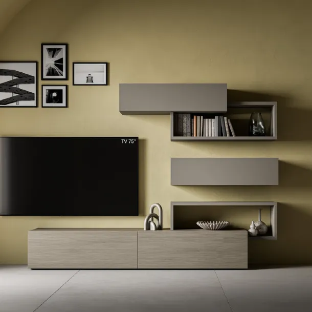 Mur équipé Pratico PTG407 de SantaLucia