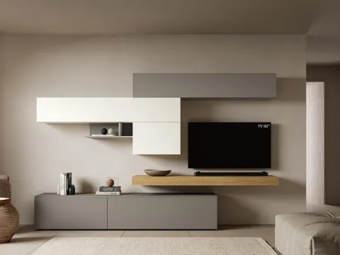 Mur équipé Pratico PTG413 de SantaLucia