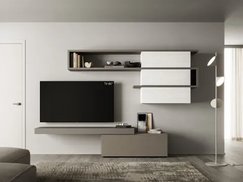 Mur équipé Pratico PTG415 de SantaLucia