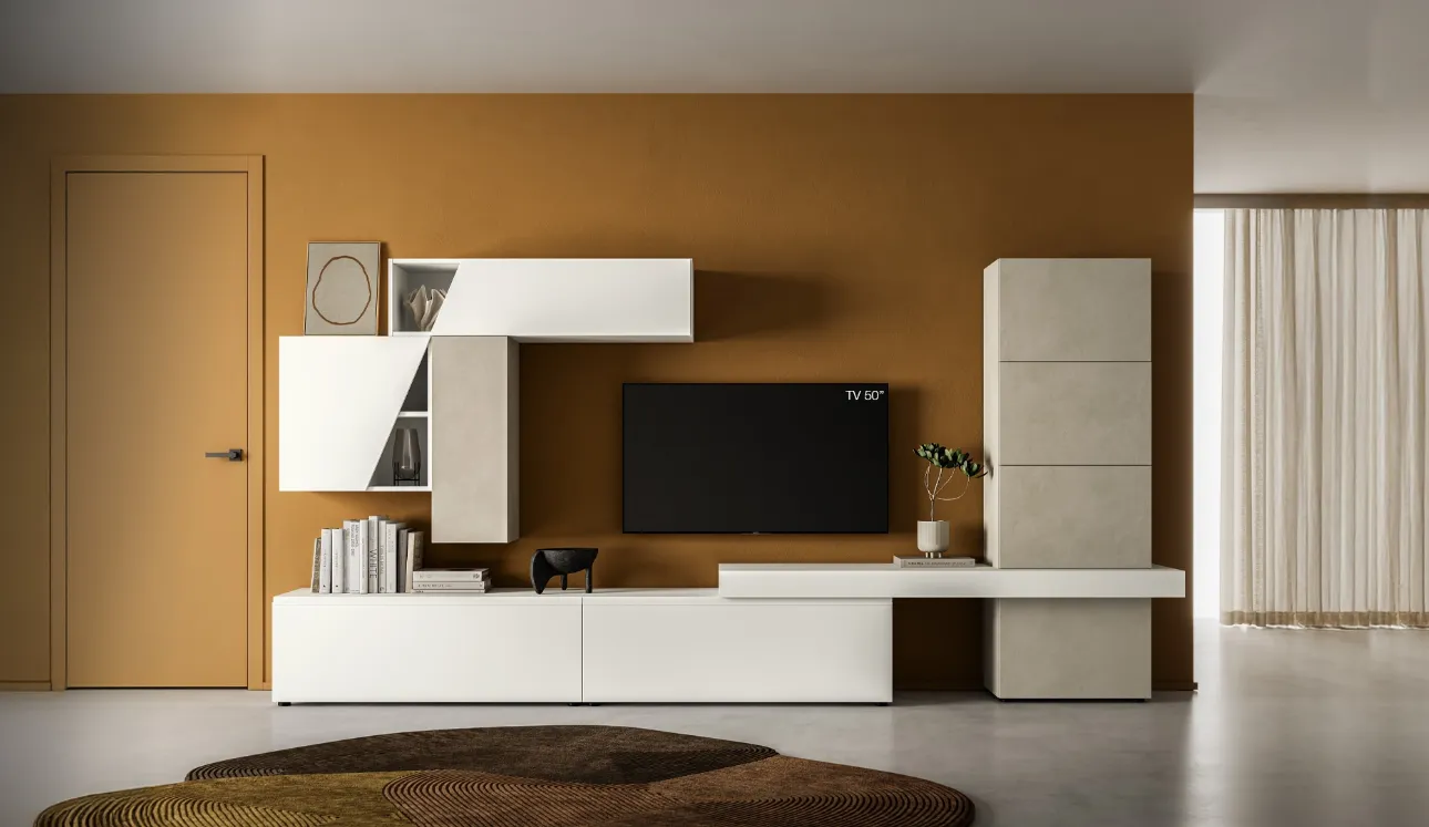 Meuble TV Pratico PTG420 de SantaLucia