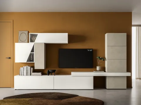 Meuble TV Pratico PTG420 de SantaLucia