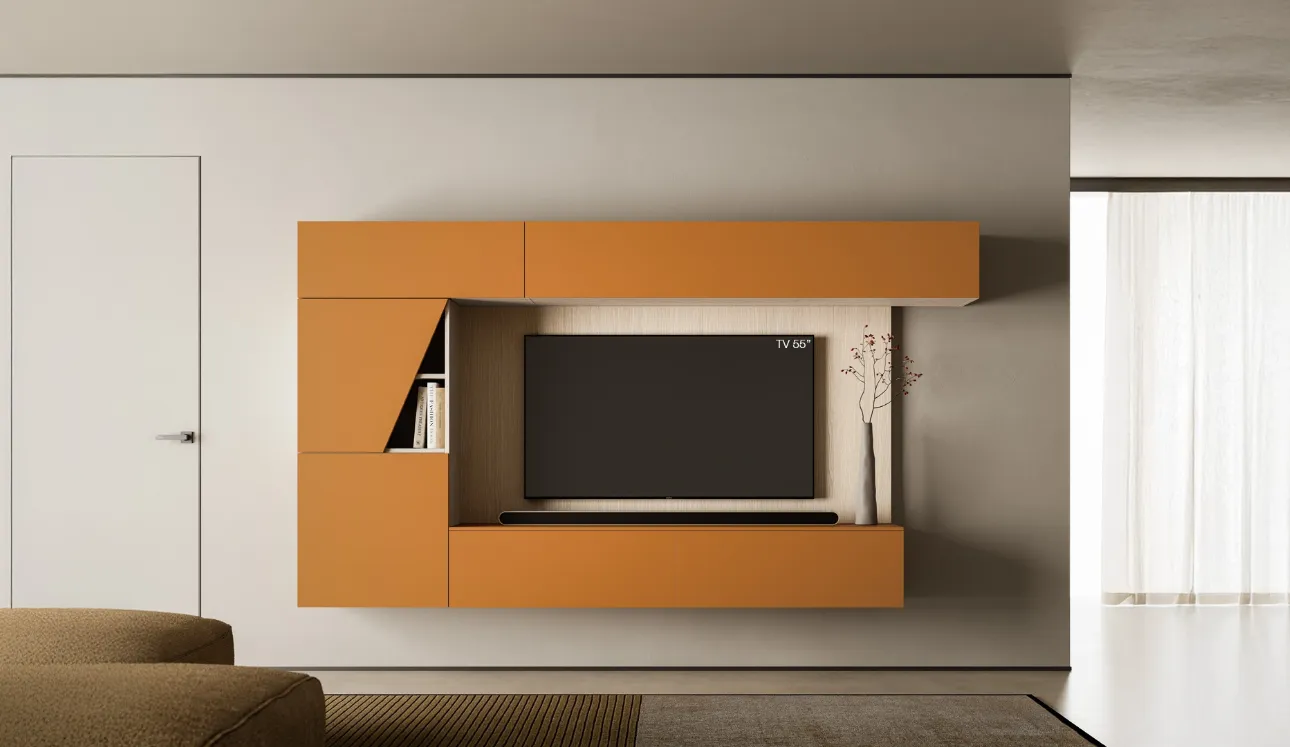 Mur équipé Pratico PTG426 de SantaLucia