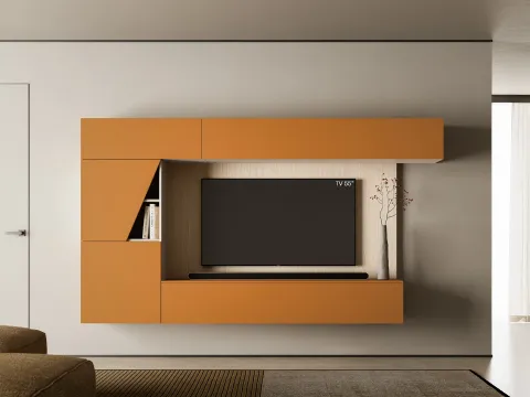 Mur équipé Pratico PTG426 de SantaLucia