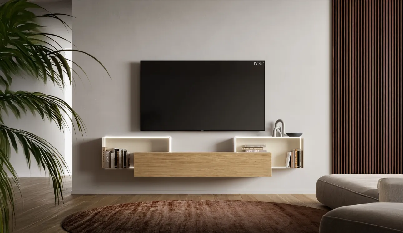 Mur équipé Pratico PTG435 de SantaLucia