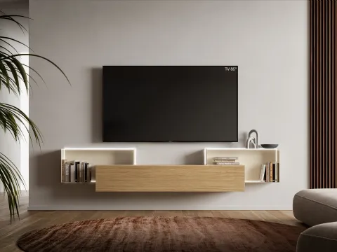 Mur équipé Pratico PTG435 de SantaLucia