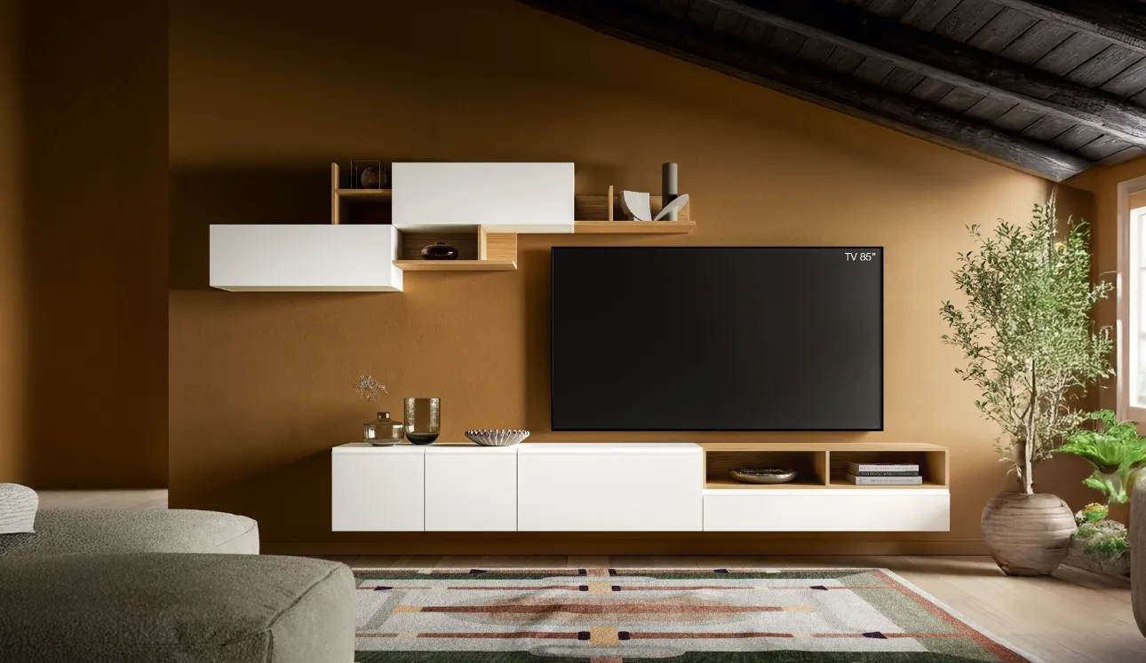 Mur équipé Pratico PTG436 de SantaLucia