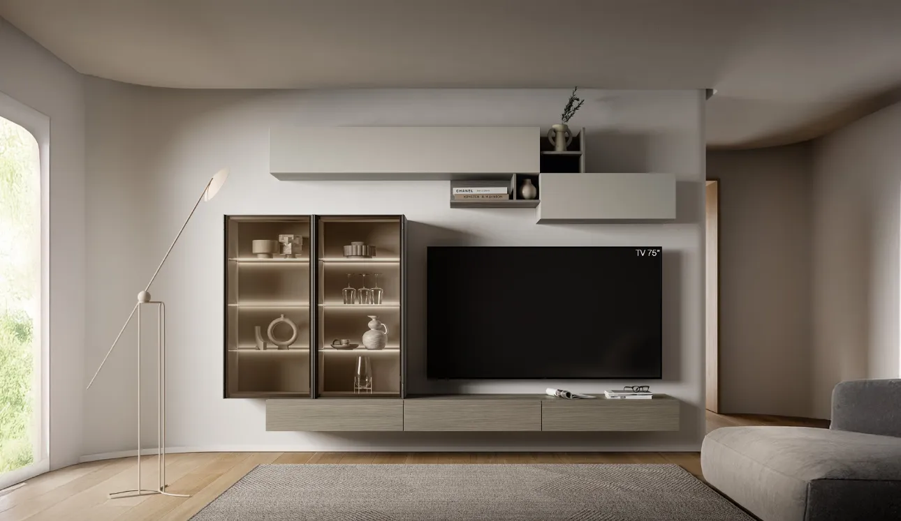 Meuble TV Pratico PTG441 de SantaLucia