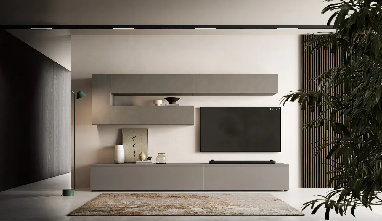 Mur équipé Pratico PTG448 de SantaLucia