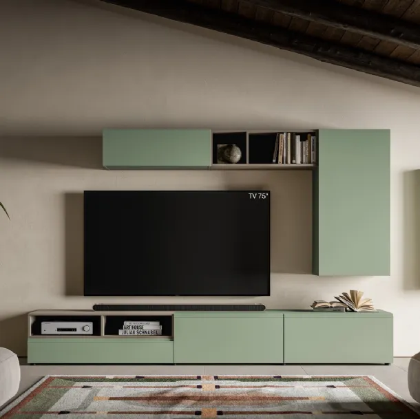 Mur équipé Pratico PTG450 de SantaLucia