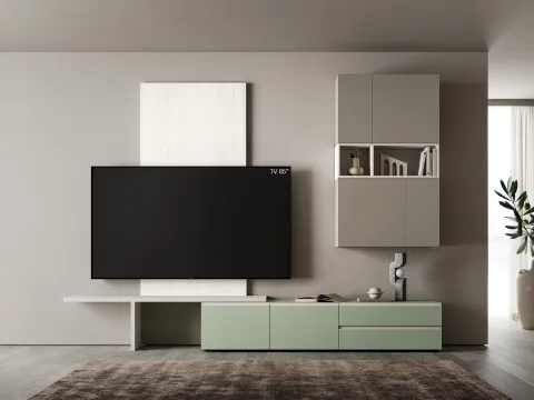 Meuble TV Pratico PTG451 de SantaLucia