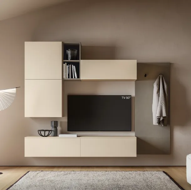 Meuble télé pratique PTG454 de SantaLucia.