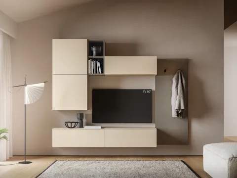 Meuble télé pratique PTG454 de SantaLucia.