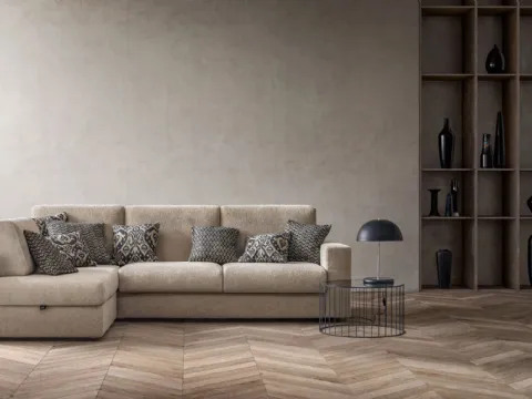 Canapé-lit avec méridienne Cliff de Samoa