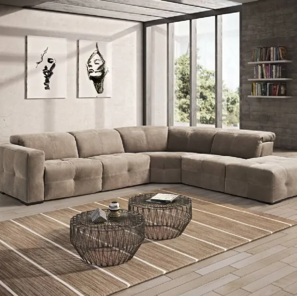 Canapé d'angle Sauvanne d'Egoital