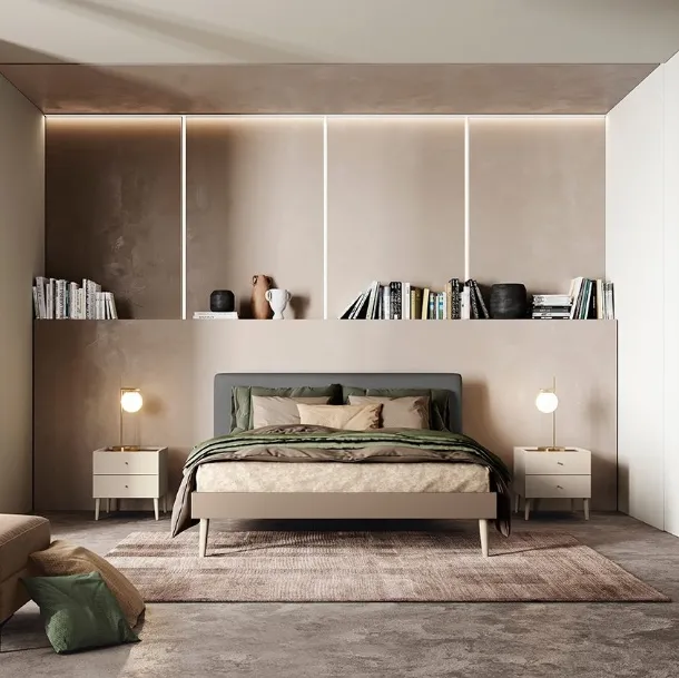 Groupe de nuit Brick avec pieds de Colombini Casa