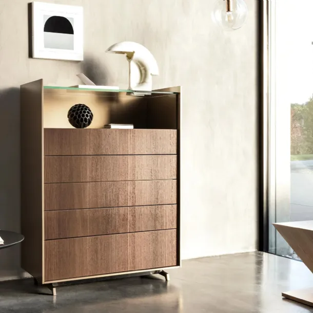 Commode Cabaret Glass de Sangiacomo