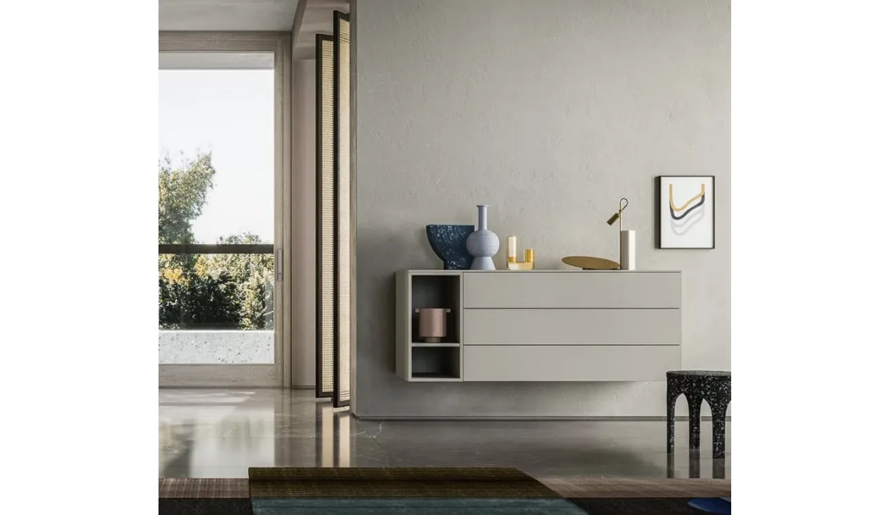 Commode suspendue Système Vingt-deux de SantaLuc